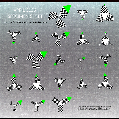 Specimen sheet April 2026