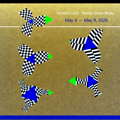 Digital product.  Weekly Recap, random draw geometry.